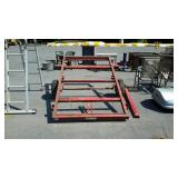 Haulin 4 by 8 ft utility trailer no bed 2in ball