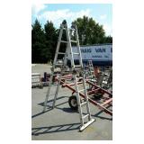 Multi positional ladder metal ladder issue no