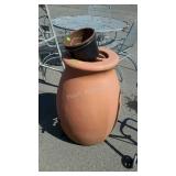 Plastic rain barrel