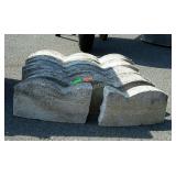 9 landscape stones one is broke