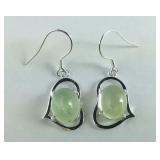 Sterling silver earrings 1 1/8"
