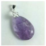 Sterling silver pendant 1 5/8"