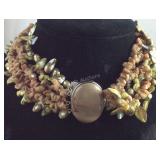 Freshwater pearl necklace 18" six strands
