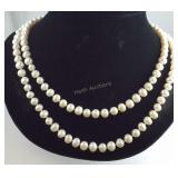 Freshwater pearl necklace 8-9mm 66"