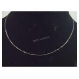 Sterling silver chain 17.5"