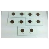 10 wheat pennies 1940