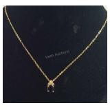 CZ necklace 18"