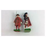 Two lead figurines 2.5"
