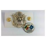 Military badge physical training and pin United
