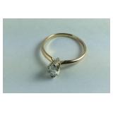 .45 Ct Genuine Marquise Diamond Ring 14kt Yellow