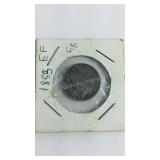 Rare Without Cents 1883 V Nickel First Year