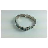 Sterling  Silver Turquoise 7 inch Bracelet