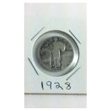 1928 Standing Liberty Quarter Dollar
