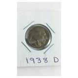 Full Date 1938 Buffalo Nickel
