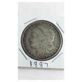 1887 Morgan Dollar