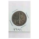 1941 Walking Liberty Half Dollar