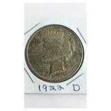 1922 D Peace Dollar