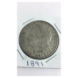 1891 Morgan Dollar