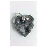 Sterling Silver Large Leaf Pin