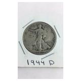 1944 D Walking Liberty Half Dollar