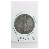 1944 S Walking Liberty Half Dollar