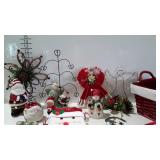 Christmas lot including angels and Santa Claus