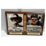 Commemorative NASCAR plaque for "7" time