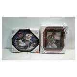 Two NASCAR pieces. Both are battery operated