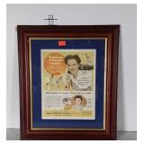 Framed Advertising for Camel Cigarettes