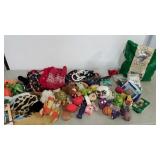 Dog lot, sweaters, jackets, collars, toys, bowl