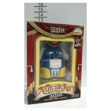 M & M candy dispenser, in box. Nutcracker.