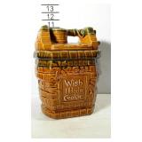 McCoy cookie jar, complete with lid. Shaped as a