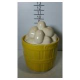 McCoy cookie jar, complete with lid. Shaped as a
