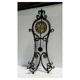 Home decor, battery powered pendulum clock. 26"