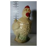 Roseville Cookie jar, complete with lid. Shaped