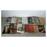 Box of collectors guides and price books on a