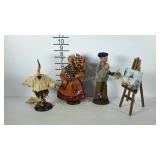Decor clay figures