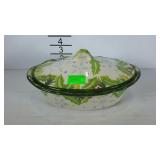Temp-Tations 1qt. covered casserole with holly &