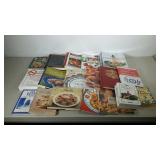 Box of cookbooks. Includes Weight Watchers power