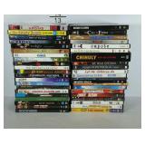 DVD movies, box lot, over 40 total