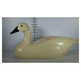 Home decor style Swan decoy. 22" long.