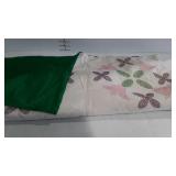 Emroidered crib quilt, baby blanket, lovely