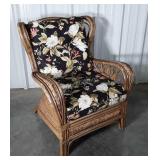 Rattan framed Sunroom Chair with removable