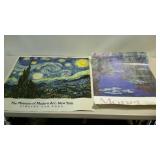 Two unframed art advertising posters. Van Gogh