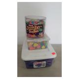 Craft & scrap booking supplies with storage totes