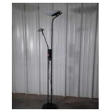 Floor Lamp with side Reading Lamp with glass
