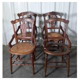 Set of 4 Victorian Chairs Project chairs as all