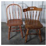 Two side Chairs Dining type non matched