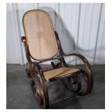 Bentwood Rocking Chair with cane seating