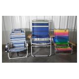 Three Nice Beach Chairs seller codes R4 & LW